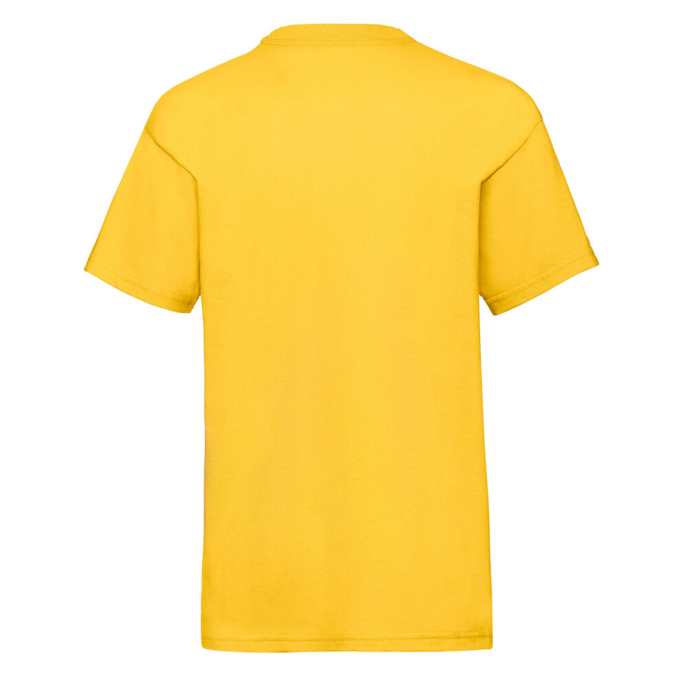 Fruit Of The Loom (14-15 Years, Yellow) Childrens/Kids Value T-Shirt