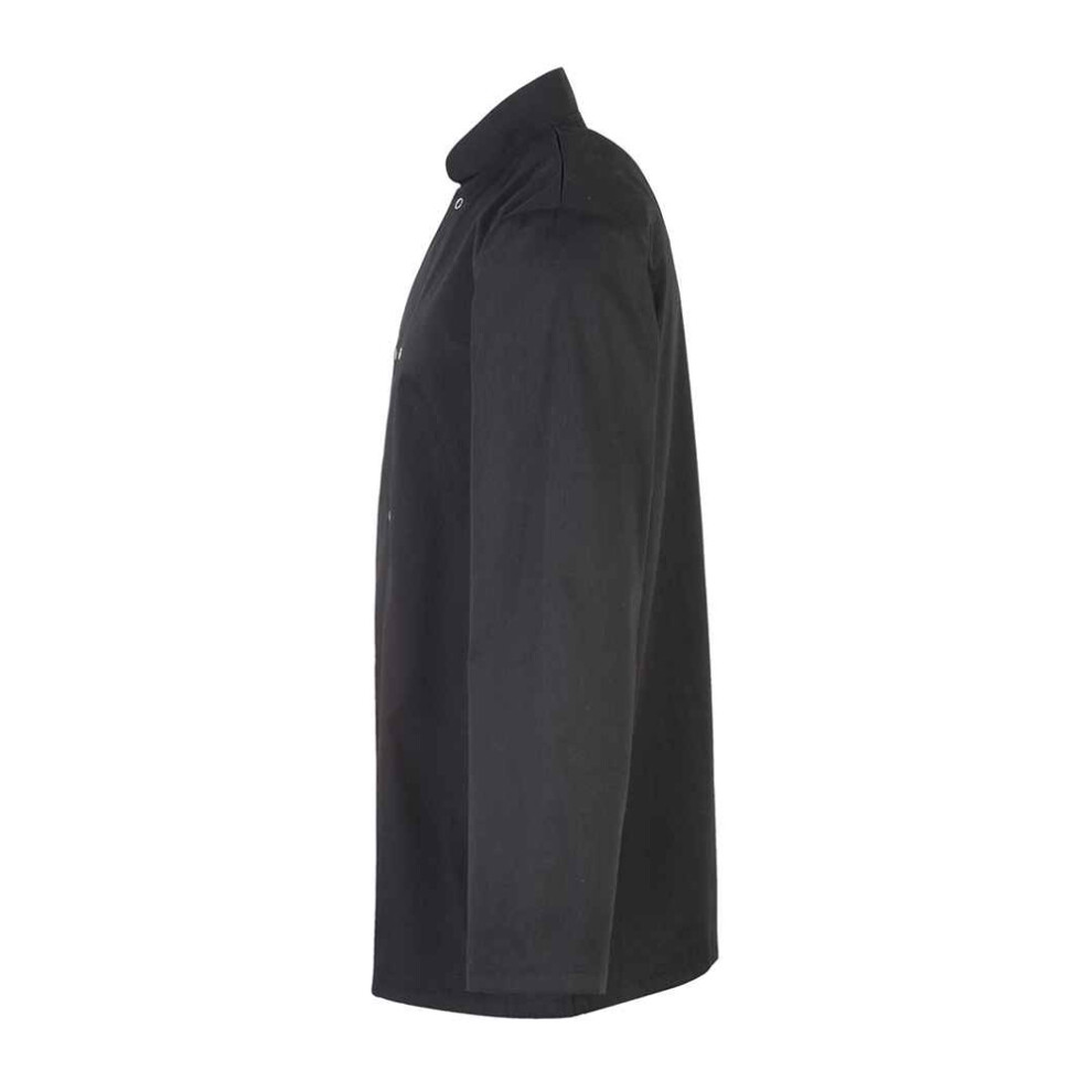 Premier (Xxl, Black) Unisex Adult Stud Front Long-Sleeved Chef Jacket
