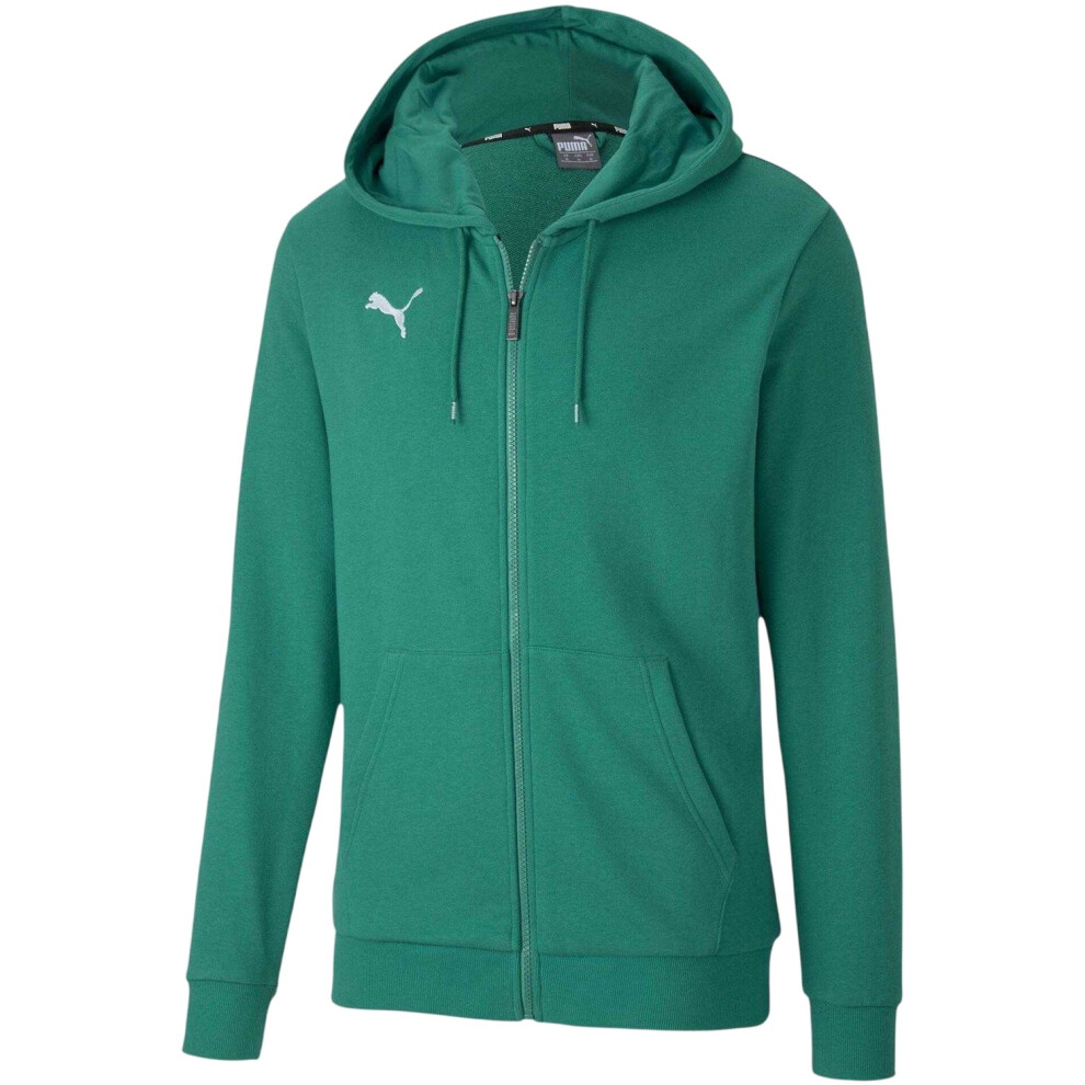 Puma (M, Pepper Green) Mens Teamgoal 23 Casuals Full Zip Hoodie