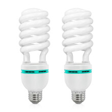 LimoStudio AGG2359 45W 5500K Daglichtgebalanceerde CFL-fotografielampen (2 stuks) voor studio