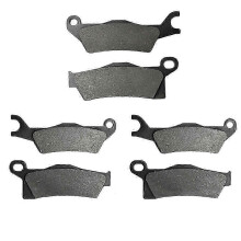 Set remblokken voor en achter van een motorfiets, compatibel met Can-Am Outlander 450 500 570 650 800 850 1000, onderdeelnummer 705601014 705601015