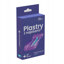 Sam Się Zbadaj Plastry Z Napisami 20 Szt.