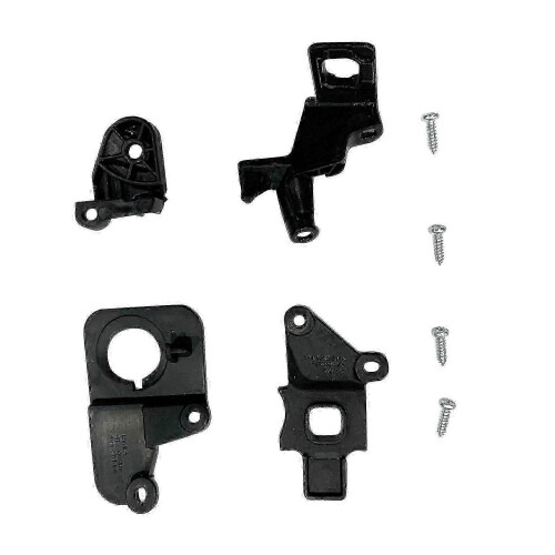 Headlight Bracket Repair Kit Compatible with CITROEN C5 Front Right, ABS, Black