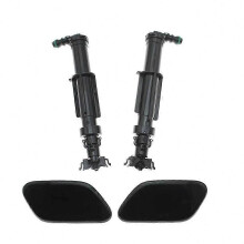 Headlight Washer Nozzle with Cover Compatible with Kia Sportage 2015-2019 GT QL Models Black ABS