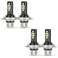 H7 H4 LED Headlight Bulb Kit 6000K 220W 60000lm High Low Beam Compatible with German Cars