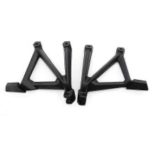 Kit de repose-pieds passager arrière compatible avec BMW R1200 R1250 GS LC Adventure 2013-2023, en alliage d'aluminium noir réglable