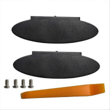 Copertura Specchiera Trucco Interna Parasole Auto 2 Pezzi ABS Nero compatibile con Porsche 911 996 997 986 987, Codice 99670142102