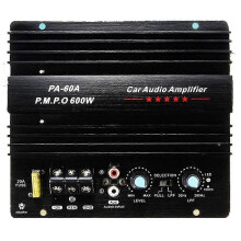 PA-60A 12 V 600 W Mono Wzmacniacz samochodowy audio do domowego lub samochodowego systemu nagłośnieniowego