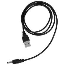 Câble d'alimentation USB vers DC, 2 unités, cuivre noir PVC 100cm, compatible avec haut-parleurs, lampes USB, ventilateurs, horloges dessin animé