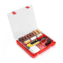 Laminat Reparatur Set Wachs System ABS Harz für Böden Arbeitsplatten Möbel Kratzer Dellen mit Aufbewahrungsbox