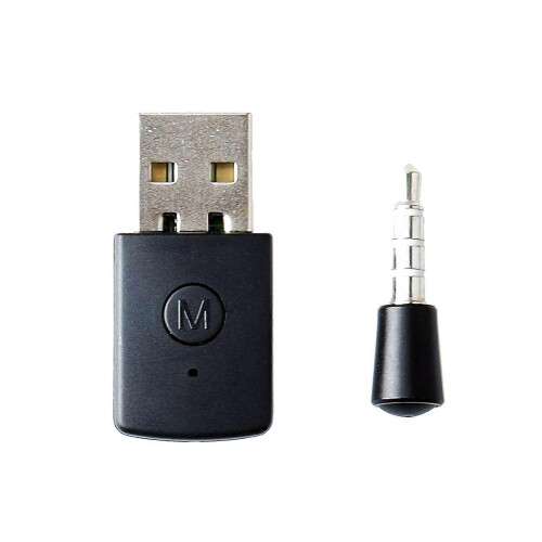 Adaptateur Bluetooth USB compatible PS4 pour casque mono avec microphone 3,5 mm