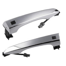 Buitendeurhendel compatibel met Hyundai Tucson 2016-2021 voor links en rechts 82651D3710 zilver