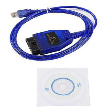 Câble de diagnostic USB OBD2 VAG-KKL, outil de scanner compatible avec VAG 409, puce FTDI FT232RL, KKL VAG-COM 409.1, certifié CE