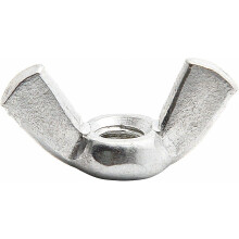 Wing Nut M6 Galvanised Steel 20 PCS Assortment, Butterfly Nut for Hand Tightening, Threaded Rod