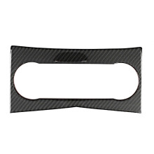 Rivestimento in fibra di carbonio per il pannello di controllo dell'aria condizionata, compatibile con Mercedes-Benz Classe C W204 2007-2012