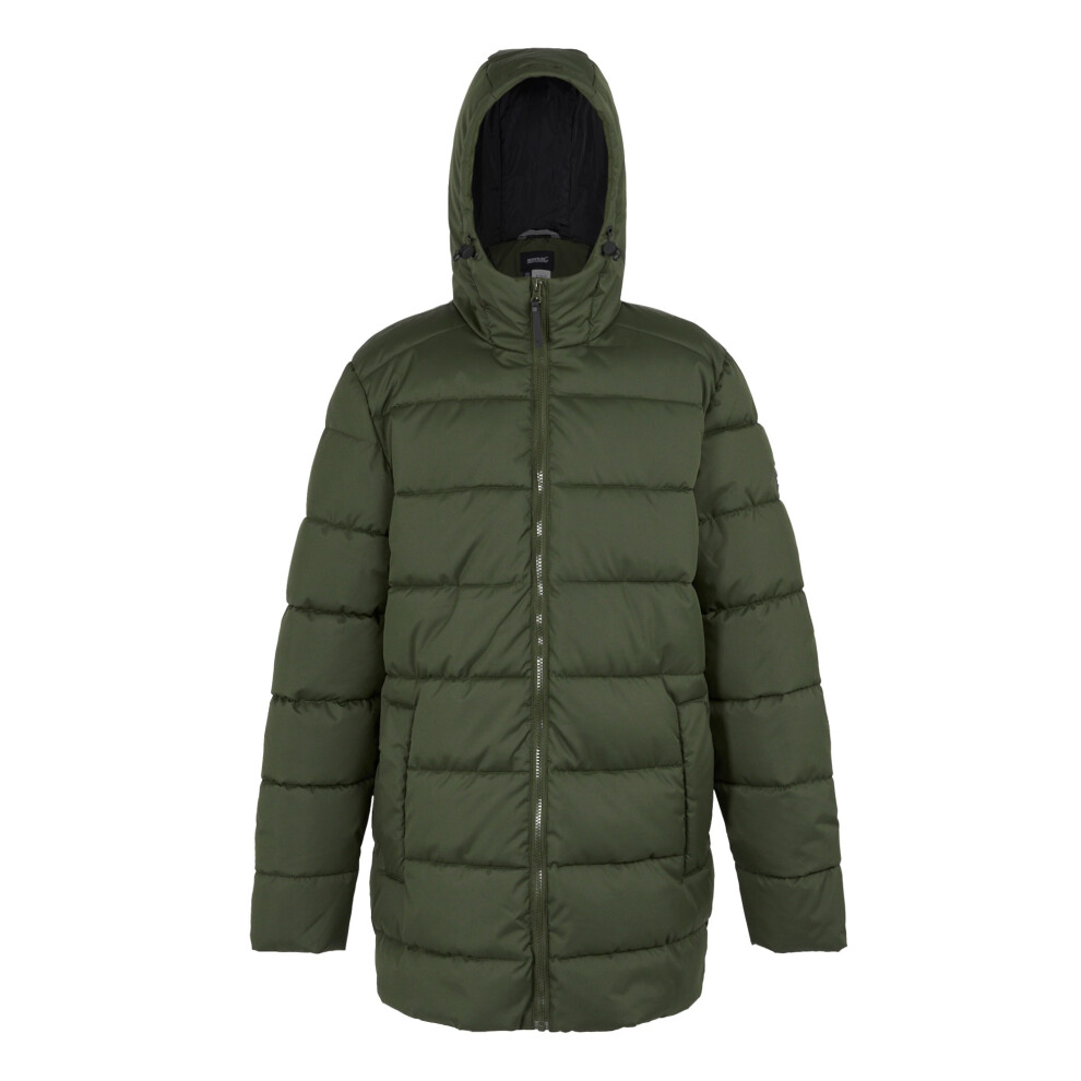 Regatta (S, Dark Khaki) Mens Lakiver Padded Jacket