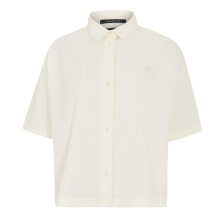 (8 UK, Vintage White) Timberland Womens/Ladies Collared Relaxed Fit Short-Sleeved Shirt