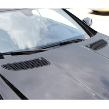 Glossy Black Front Left+Right Hood Vent Grille for R171 SLK280 SLK300 SLK350 05-11 1718800385 1718800285