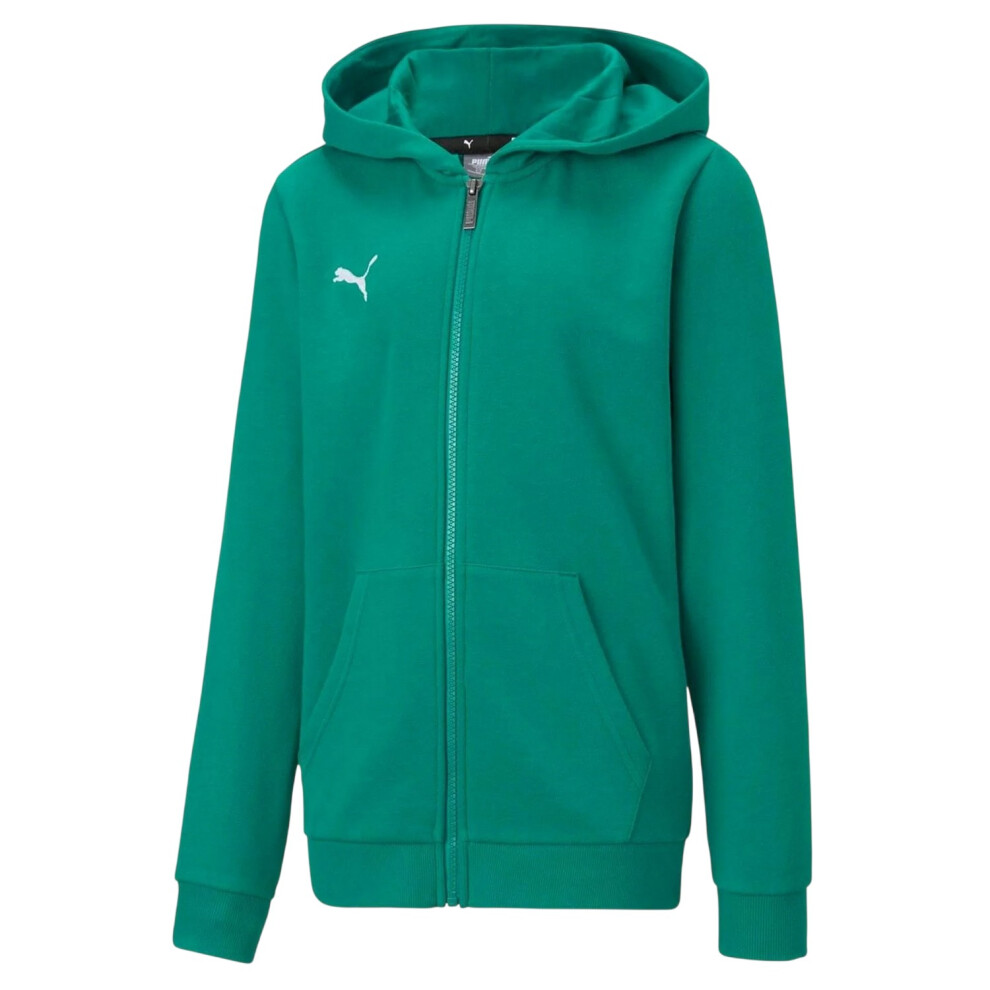 Puma (9-10 Years, Green) Childrens/Kids Teamgoal 23 Casuals Drawstring Hoodie