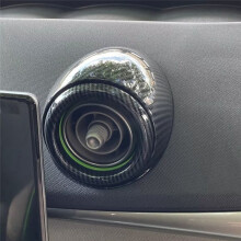 4PCS Center Air Vent Outlet Panel Cover Trim Carbon Fiber Color for