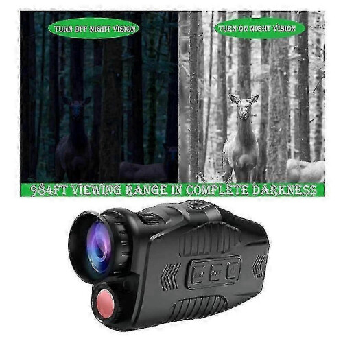 Blackoptic Night Vision Monocular with 10x Zoom, 10MP Camera, 800m Range 1