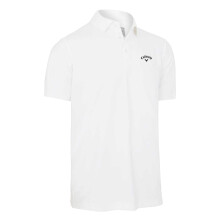 (M, Bright White) Callaway Mens Regular Short-Sleeved Golf Polo Shirt