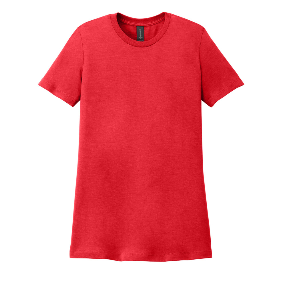 Gildan (Xxl, Red Mist) Womens/Ladies Cvc Soft Touch T-Shirt