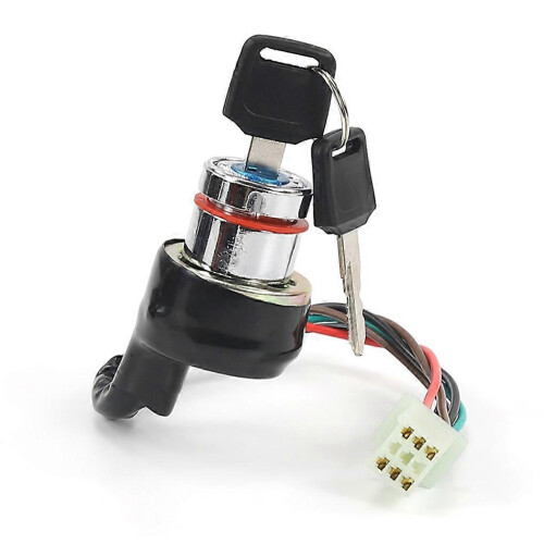 Ignition Switch Compatible with ATV Motorcycles with Key 3 Inputs 3 Outputs