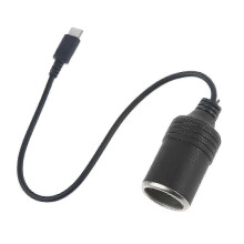 USB C PD to 12V 60W Car Socket Adapter Converter for Dash Cam, Tyre Inflator, Fan