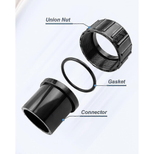 Kit Adaptador de Dreno de 1,5 Polegadas para Conexão de Pressão PVC, Compatível com Pentair SuperFlo Bomba 350157 2