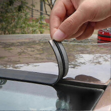 Joint d'étanchéité en forme de T pour toit de voiture, 14 mm ou 19 mm, en caoutchouc EPDM, étanche et insonorisant, pour pare-brise.