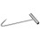 Manhole Cover Lifter Hook T-Shaped Iron Handheld Tool for Utility Access 5
