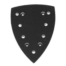 Almohadilla de lijado triangular para lijadora DTS 400/DS400 REQ, disco de pulido de 7 orificios, respaldo de PU y nailon.