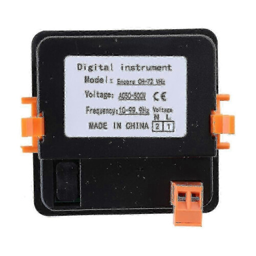 Digital Voltage and Frequency Meter Panel AC 50-500V 10-99.9Hz with Mounting Hole 1