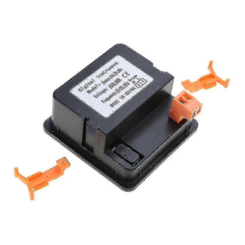 Digital Voltage and Frequency Meter Panel AC 50-500V 10-99.9Hz with Mounting Hole 2