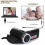 Câmara de vídeo com microfone externo, gravação Full HD 1080P, sensor CMOS 24MP, ecrã LCD rotativo 270 graus de 3 polegadas, zoom digital 18x 1