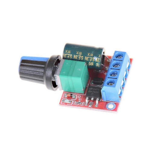 Mini DC Motor PWM Speed Controller 5A, 4.5V-35V Speed Control Switch LED Dimmer, 26x30mm 1