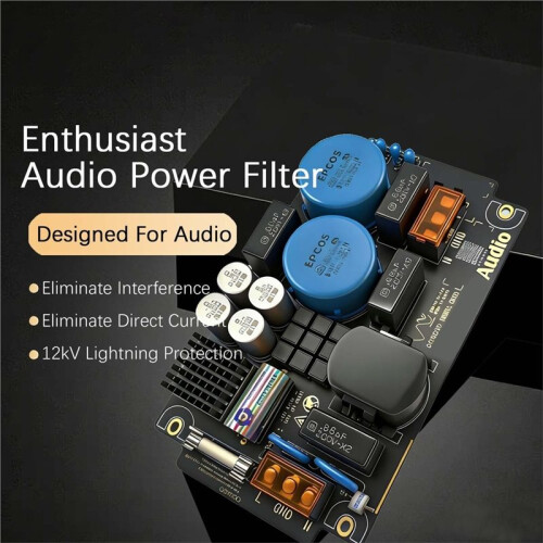 Audio Power EMI Filter Module Wisselstroom Power Filter Anti-Interferentie Anti-Bliksem 2