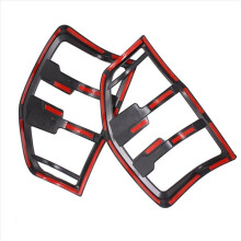 Car Tail Light Cover Rear Lamp Hoods Tail Light Trim for  Ranger T6 T7 T8 XLT XS XL Wildtrak PX PX2 PX3 2012-2021