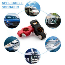 1 Pair Battery Terminal Heavy Duty Car Vehicle Quick Connector Cable Clamp Clip