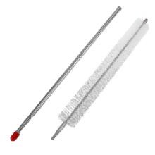 Brosse de nettoyage pour radiateur de voiture compatible avec divers modèles, tige en acier inoxydable, pour élimination de débris