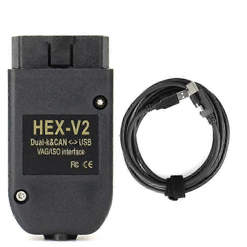 HEX-V2 USB-interface OBD2-diagnosekabel compatibel met VAG met VCDS-software 1