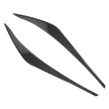 Pair Car Headlight Eyebrow Point Molding ABS Decoration Trim Cover for AD 2016-2018 Car Styling Sticker