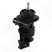 Headlight Range Adjustment Unit Compatible with Citroen Peugeot 96082019 ABS Black