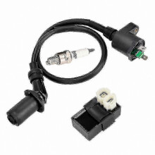 Bobina de encendido y caja CDI compatibles con motores GY6 de 50 cc y 150 cc para ATV.