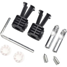 Geberit Wall-Hung Toilet Fixing Kit Compatible with Serien 4U and myDay Series, Black Bolts