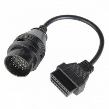 38-pins naar 16-pins OBD2-adapterkabel compatibel met Iveco Truck-diagnosescanner