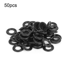 50pcs Oil Drain Plug Washer Gaskets Compatible with Opel Astra, M12 Rubber Seal Ring, 20.3mm OD, 11.8mm ID, 2.5mm Thick