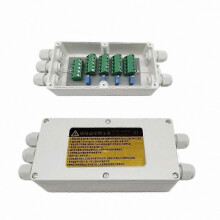 Caja para sensor de celda de carga, configuración de puente completo, 5 orificios, 4 cables para aplicaciones de básculas de pesaje.