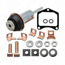 Kit de reparación de solenoide de arranque compatible con Denso 028000-3600, contactos de cobre.
